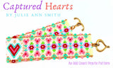 CAPTURED HEARTS Bracelet Pattern