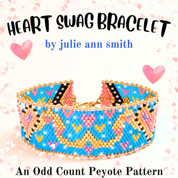 HEART SWAG Bracelet Pattern