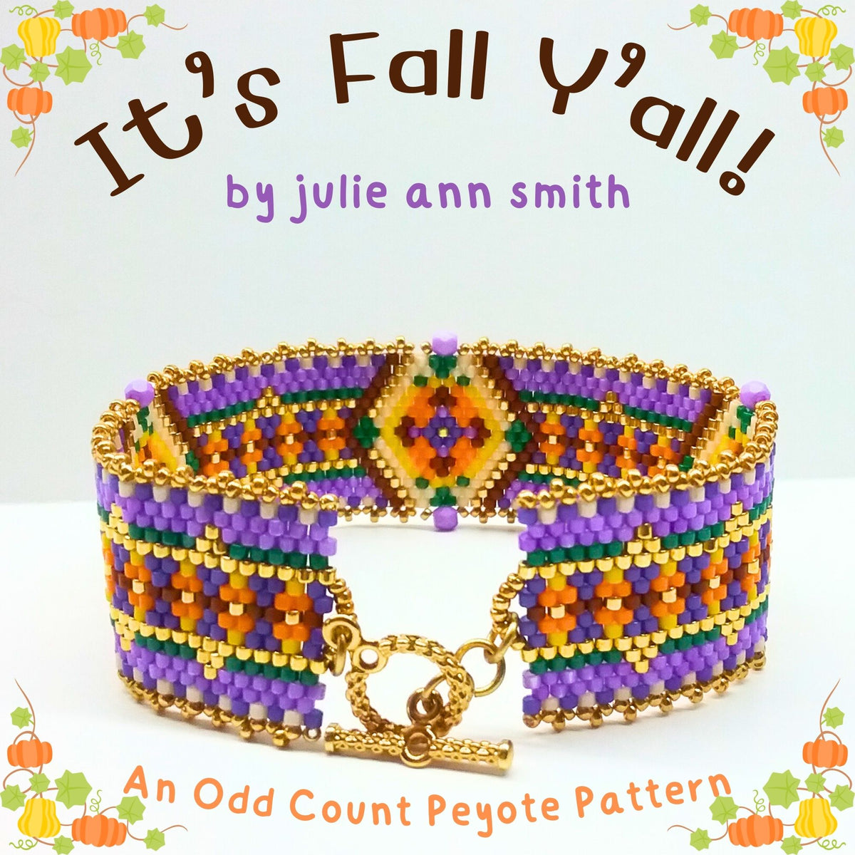 【Anne 】ミディアム カラーブロック IT'S FALL Y'ALL Bracelet Pattern – Julie Ann Smith
