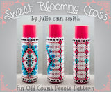 SWEET BLOOMING CROSS Lip Balm Cover Pattern