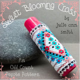 SWEET BLOOMING CROSS Lip Balm Cover Pattern