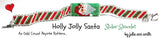 HOLLY JOLLY SANTA Slider Bracelet Pattern