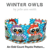 WINTER OWLS Bracelet Pattern