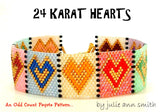24 KARAT HEARTS Bracelet Pattern