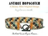 ANTIQUE HOPSCOTCH Skinny Mini Bracelet Pattern