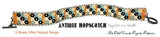 ANTIQUE HOPSCOTCH Skinny Mini Bracelet Pattern