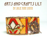ARTS AND CRAFTS LILY Bracelet Pattern