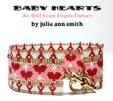 BABY HEARTS Bracelet Pattern
