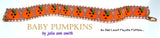 BABY PUMPKINS Skinny Mini Bracelet Pattern