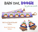 BARN OWL BOOGIE Bracelet and Brick Stitch Pattern