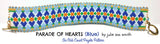 PARADE OF HEARTS Bracelet Pattern