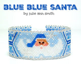 BLUE BLUE SANTA Bracelet Pattern