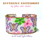 BUTTERFLY EXCITEMENT Bracelet Pattern