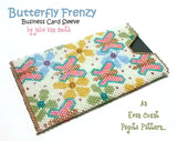 BUTTERFLY FRENZY Business Card Sleeve Pattern