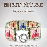 BUTTERFLY MENAGERIE Bracelet Pattern
