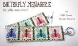 BUTTERFLY MENAGERIE Bracelet Pattern