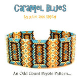 CARAMEL BLUES Bracelet Pattern