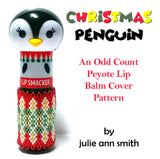 CHRISTMAS PENGUIN Lip Balm Cover Pattern