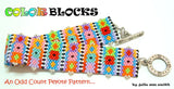 COLOR BLOCKS Bracelet Pattern