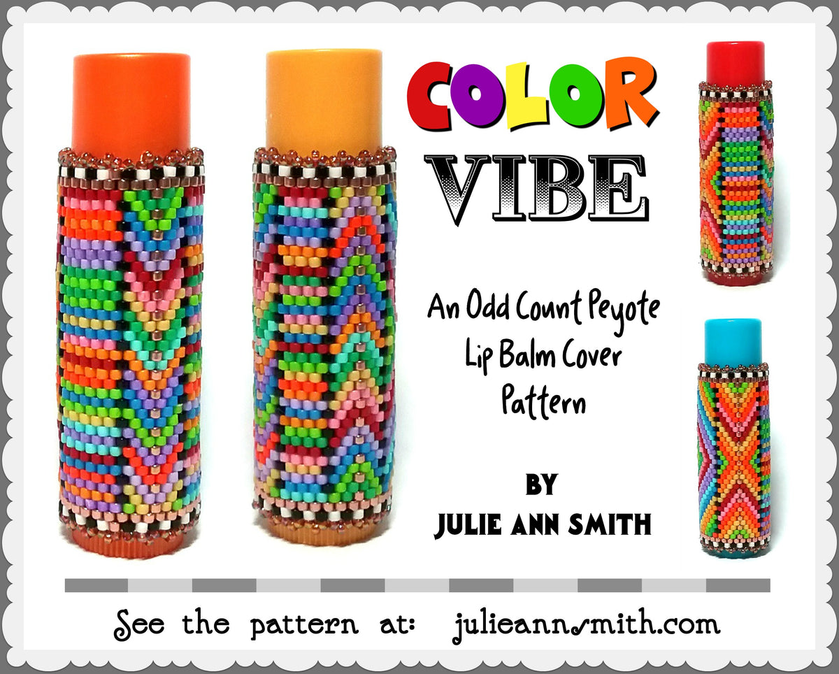 COLOR VIBE Lip Balm Cover Pattern Julie Ann Smith