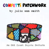 CONFETTI PATCHWORK Bracelet Pattern