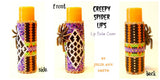 CREEPY SPIDER LIPS Lip Balm Cover Pattern