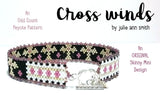 CROSS WINDS Skinny Mini Bracelet Pattern