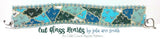 CUT GLASS HEARTS Bracelet Pattern