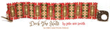 DECK THE HALLS Bracelet Pattern