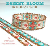 DESERT BLOOM Skinny Mini Bracelet Pattern