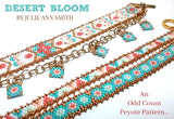 DESERT BLOOM Skinny Mini Bracelet Pattern