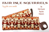 FAIR ISLE SQUIRRELS Bracelet Pattern