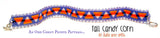 FALL CANDY CORN Skinny Mini Bracelet Pattern