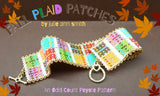 FALL PLAID PATCHES Bracelet Pattern