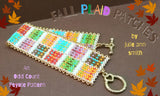 FALL PLAID PATCHES Bracelet Pattern