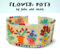 FLOWER POTS Bracelet Pattern
