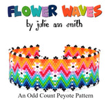 FLOWER WAVES Bracelet Pattern
