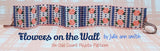 FLOWERS ON THE WALL Bracelet Pattern