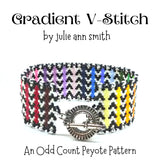 GRADIENT V-STITCH Bracelet Pattern