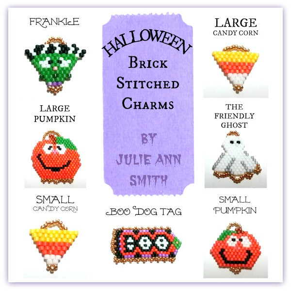 HALLOWEEN CHARMS Brick Stitch Pattern
