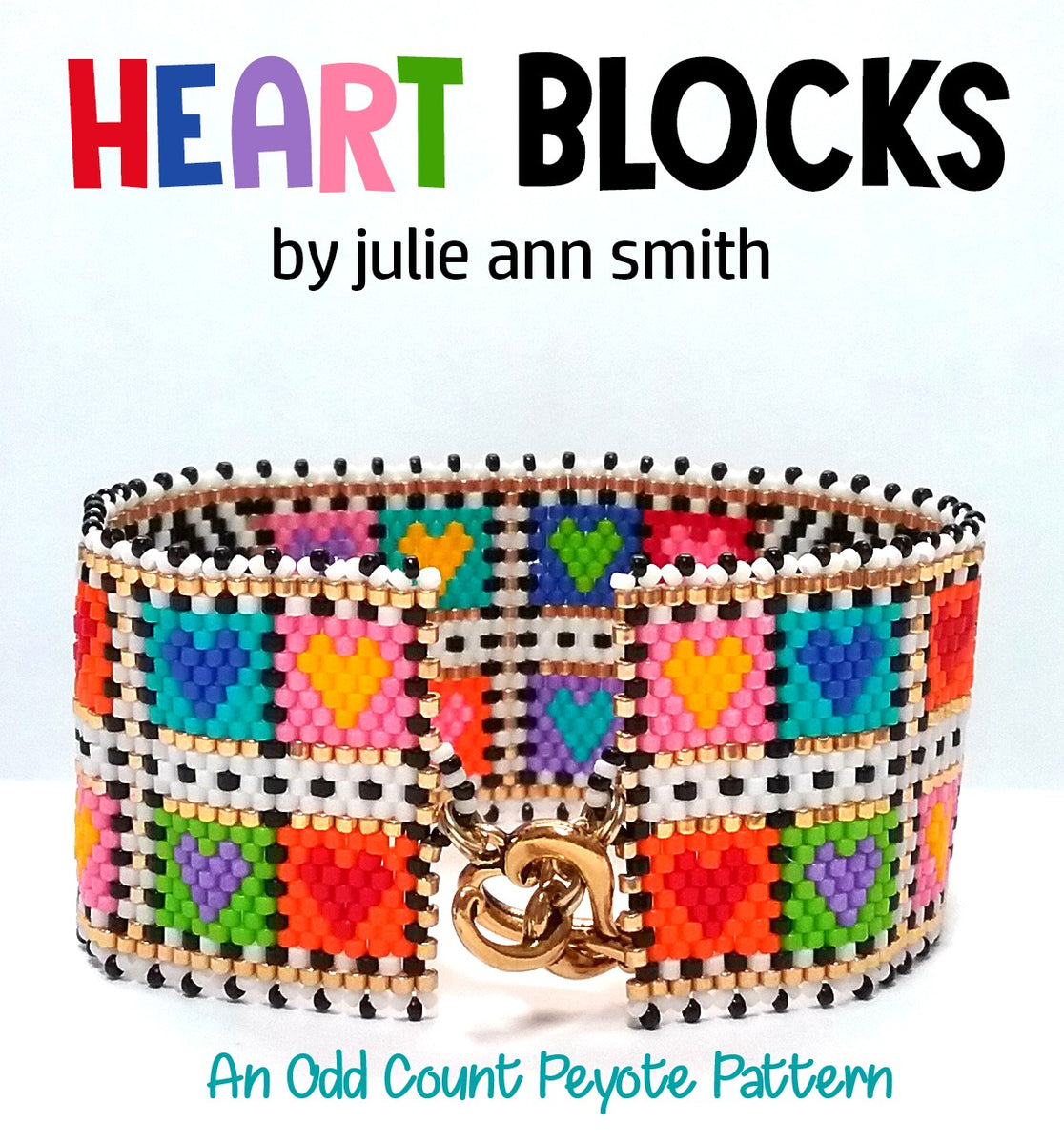 SATURATED COLOR Square Stitch or Loom Bracelet Pattern – Julie Ann Smith