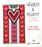 HEARTS A PLENTY Business Card Sleeve Pattern