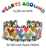HEARTS ABOUND Bracelet Pattern