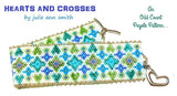 HEARTS AND CROSSES Bracelet Pattern