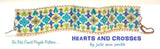 HEARTS AND CROSSES Bracelet Pattern