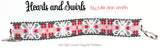 HEARTS AND SWIRLS Bracelet and Earring Pattern