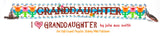 I HEART GRANDDAUGHTER Skinny Mini Bracelet Pattern