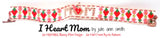 I HEART MOM Skinny Mini Bracelet Pattern