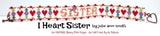 I HEART SISTER Skinny Mini Bracelet Pattern