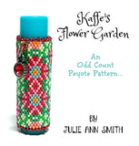 KAFFE'S FLOWER GARDEN Lip Balm Cover Pattern
